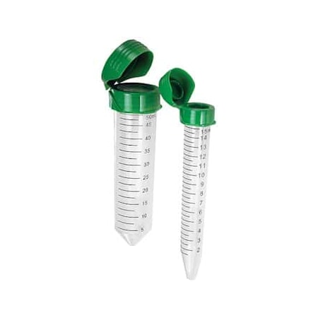 Cole Parmer Flip-Cap Centrifuge Tubes, 15 mL, PK 500 04395-55